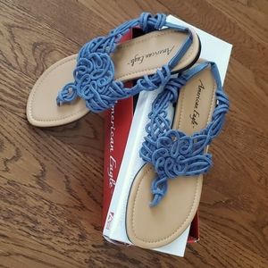 Sandals - 8.5 - Blue - American Eagle